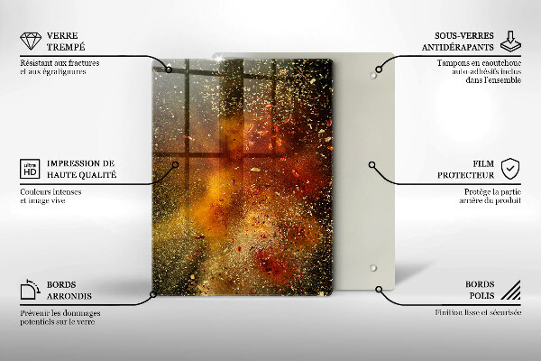Zaščitna plošča za štedilnik Pisane začimbe