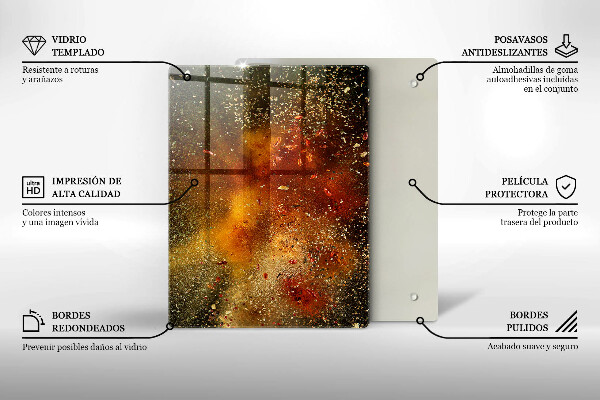 Zaščitna plošča za štedilnik Pisane začimbe
