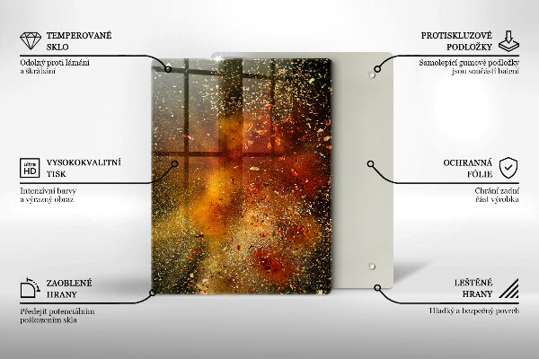 Zaščitna plošča za štedilnik Pisane začimbe