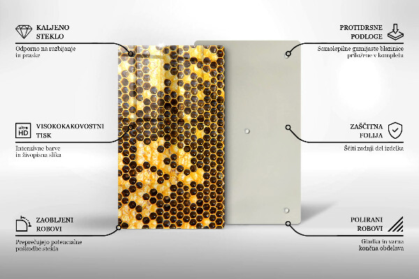 Zaščitna plošča za štedilnik satja