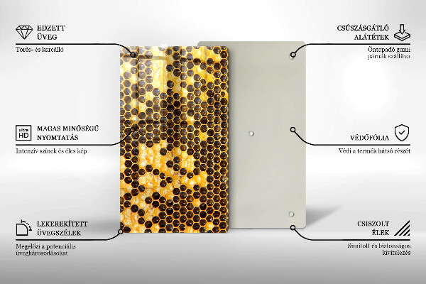Zaščitna plošča za štedilnik satja