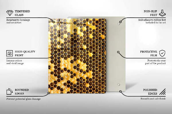 Zaščitna plošča za štedilnik satja