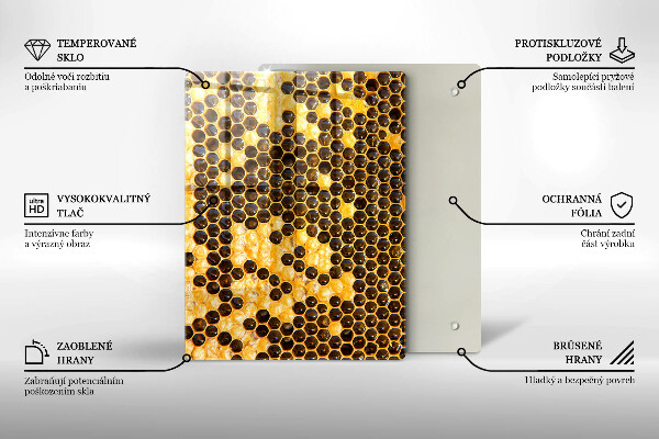 Zaščitna plošča za štedilnik satja