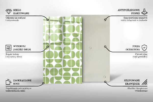 Zaščitna plošča za štedilnik Vzorec boho oblik