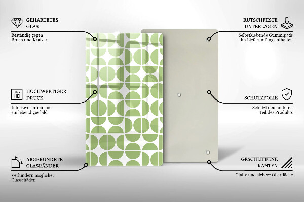 Zaščitna plošča za štedilnik Vzorec boho oblik