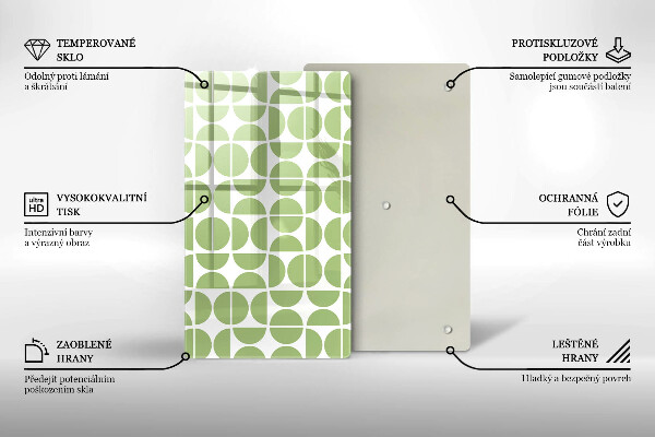 Zaščitna plošča za štedilnik Vzorec boho oblik