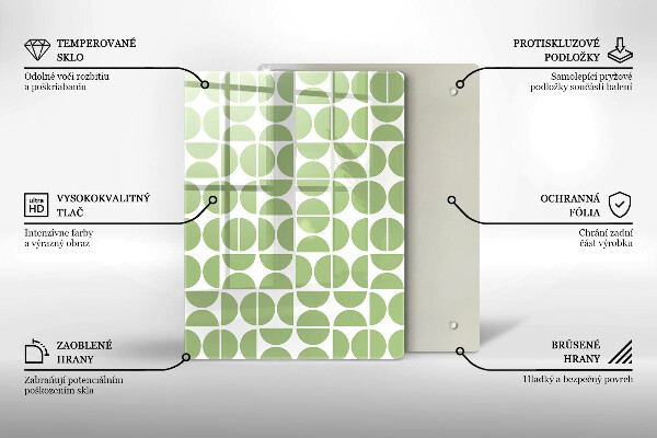 Zaščitna plošča za štedilnik Vzorec boho oblik