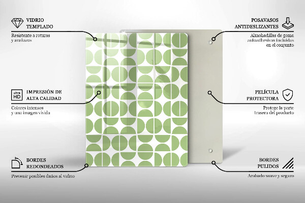 Zaščitna plošča za štedilnik Vzorec boho oblik