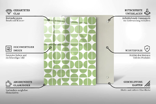 Zaščitna plošča za štedilnik Vzorec boho oblik