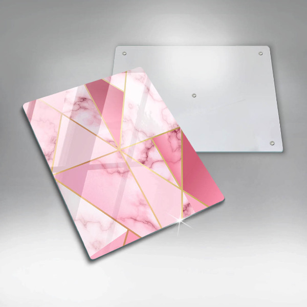 Zaščitna plošča za štedilnik Geometrijski marmor