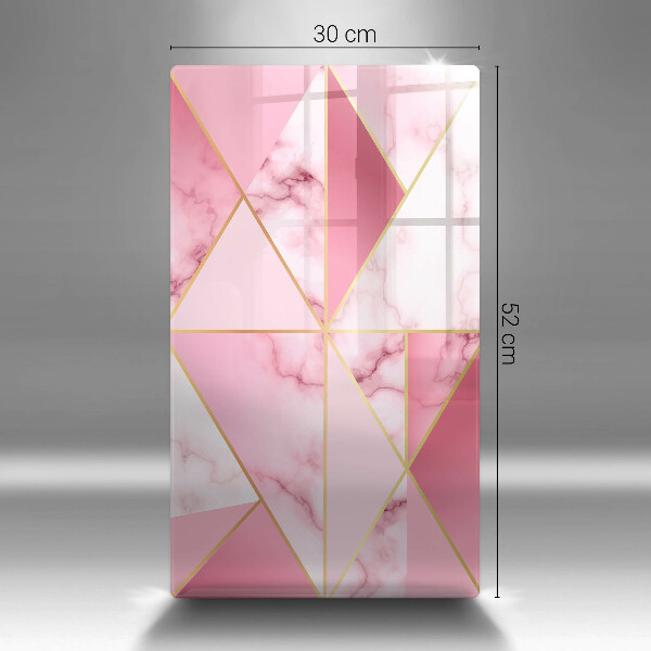 Zaščitna plošča za štedilnik Geometrijski marmor