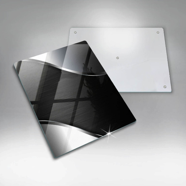 Zaščitna plošča za štedilnik Kovinska abstrakcija