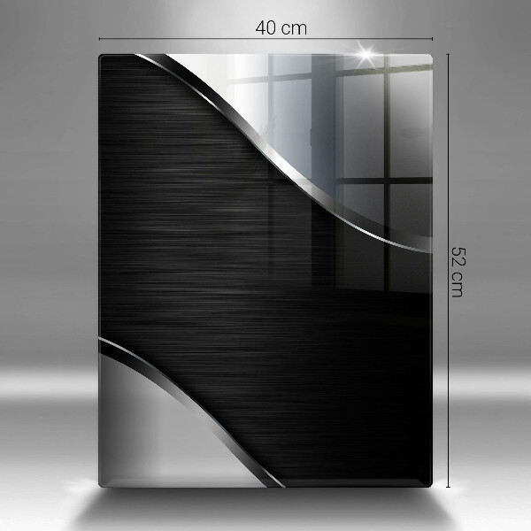 Zaščitna plošča za štedilnik Kovinska abstrakcija