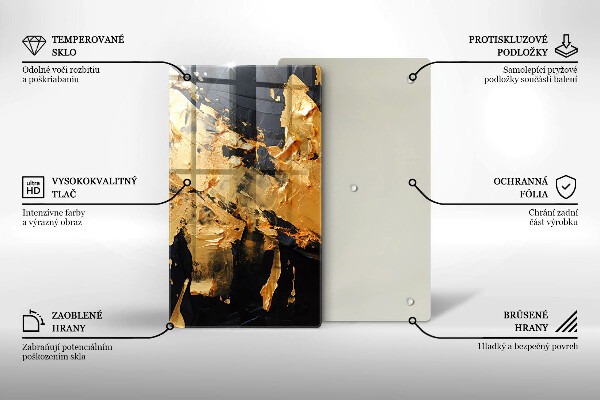 Zaščitna plošča za štedilnik Elegantna tekstura barve