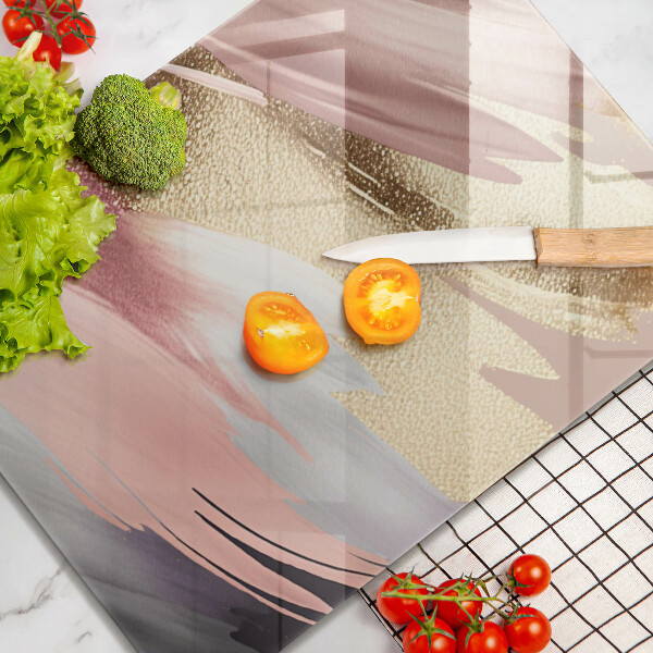 Zaščitna steklena plošča za štedilnik Pastelni madeži