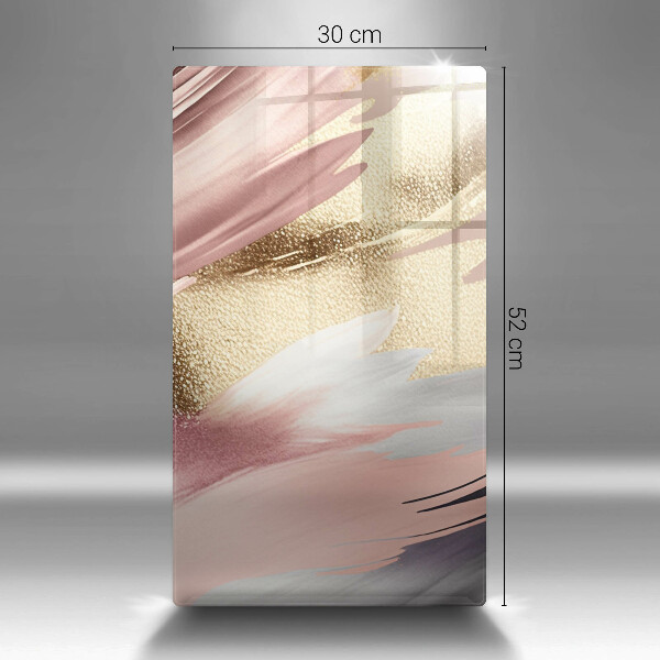 Zaščitna steklena plošča za štedilnik Pastelni madeži