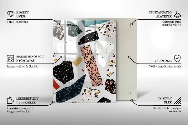 Zaščitna plošča za štedilnik Kamenina