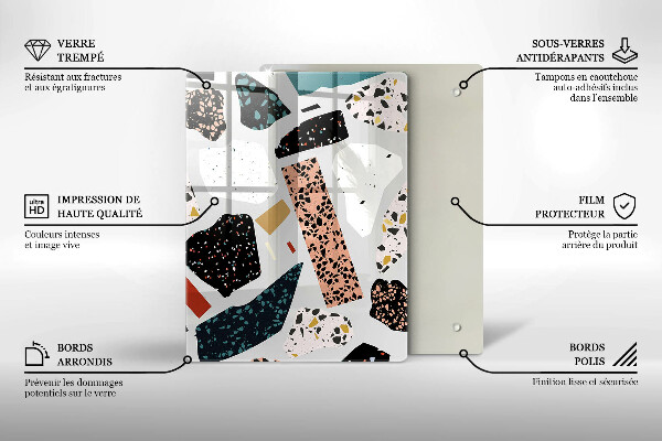 Zaščitna plošča za štedilnik Kamenina