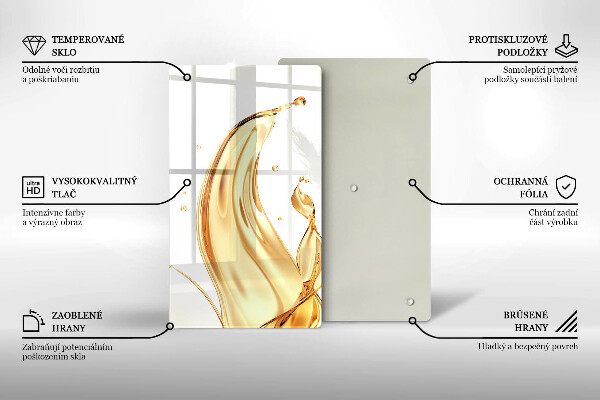 Zaščitna plošča za štedilnik olivno olje