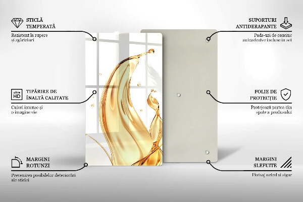 Zaščitna plošča za štedilnik olivno olje