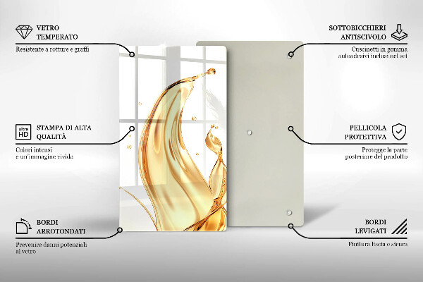 Zaščitna plošča za štedilnik olivno olje