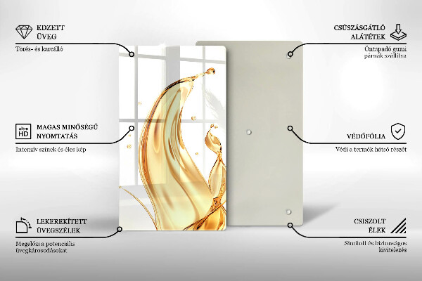 Zaščitna plošča za štedilnik olivno olje