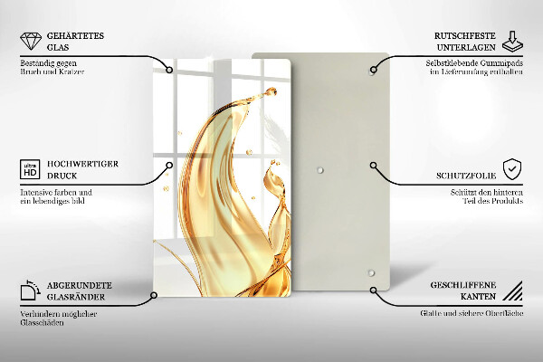 Zaščitna plošča za štedilnik olivno olje