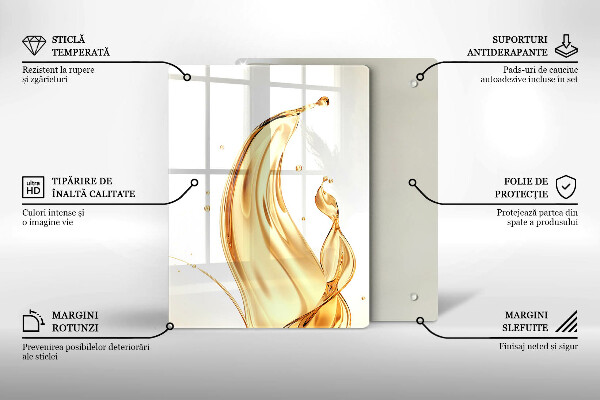 Zaščitna plošča za štedilnik olivno olje