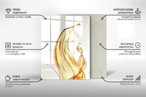 Zaščitna plošča za štedilnik olivno olje