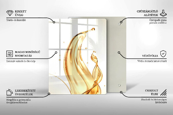 Zaščitna plošča za štedilnik olivno olje