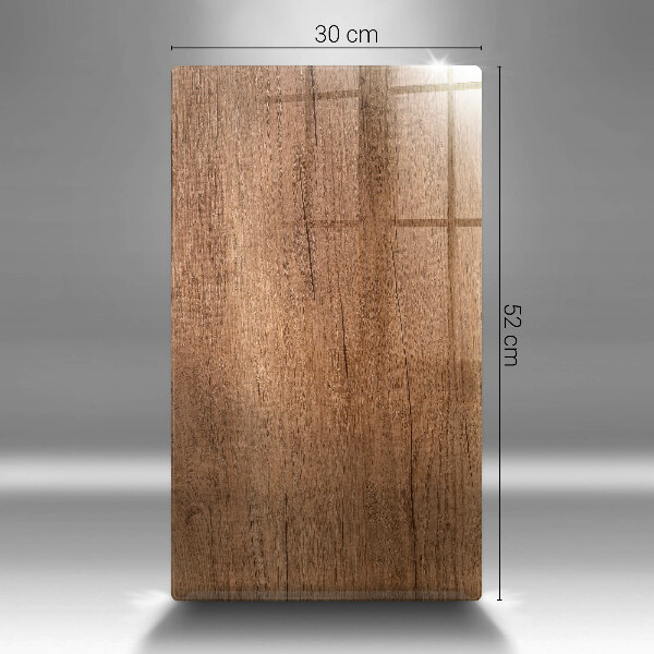 Zaščitna steklena plošča za štedilnik Tekstura lesa