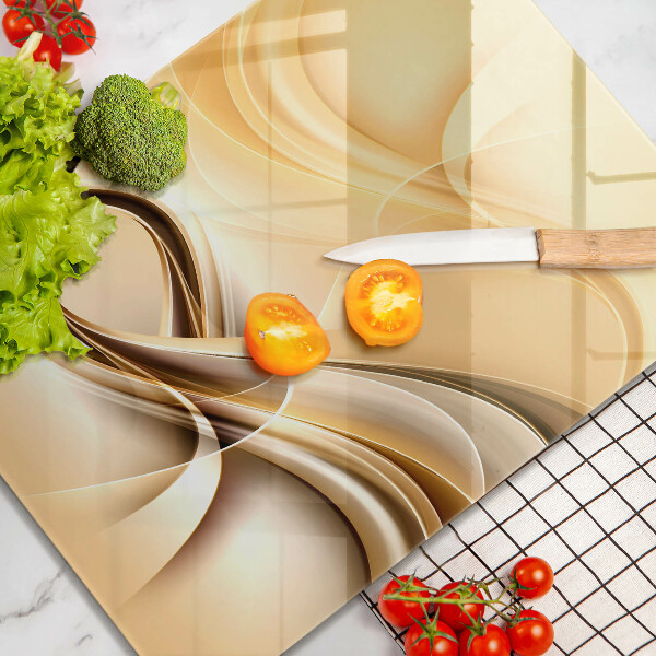 Zaščitna steklena plošča za štedilnik Abstrakcija dima