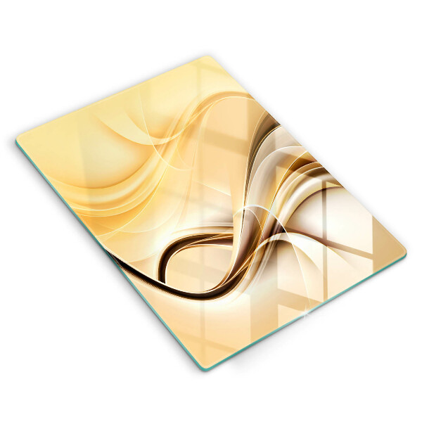 Zaščitna steklena plošča za štedilnik Abstrakcija dima