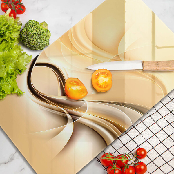 Zaščitna steklena plošča za štedilnik Abstrakcija dima