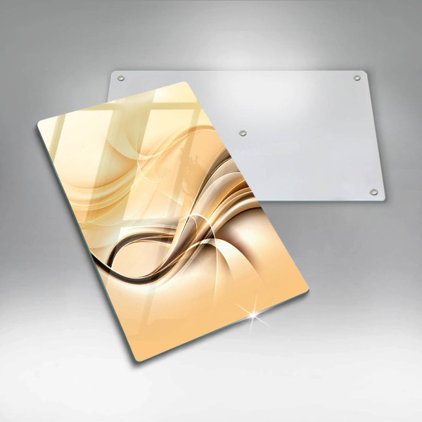 Zaščitna steklena plošča za štedilnik Abstrakcija dima