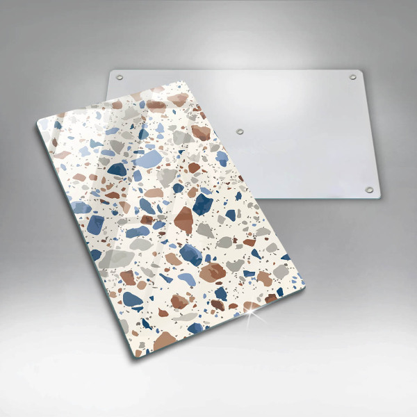 Zaščitna plošča za štedilnik Dekorativna kamenina