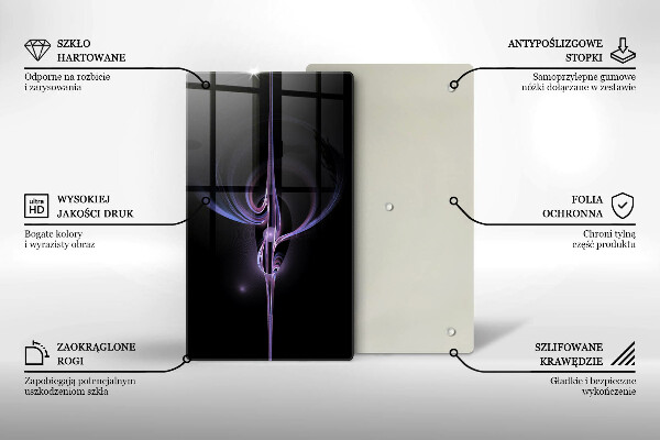 Zaščitna plošča za štedilnik Moderna abstrakcija