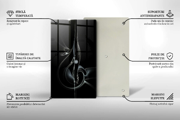 Zaščitna plošča za štedilnik Moderna abstrakcija