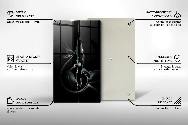 Zaščitna plošča za štedilnik Moderna abstrakcija