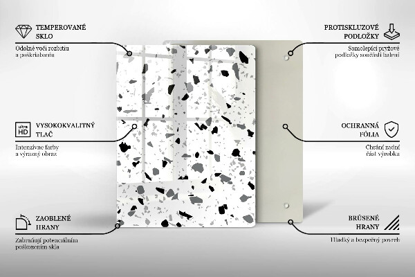 Zaščitna plošča za štedilnik Dekorativna kamenina