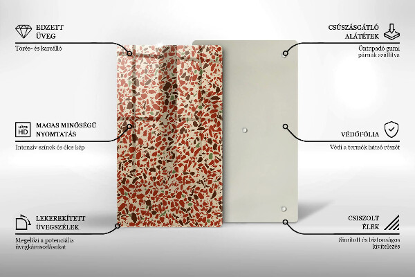 Zaščitna plošča za štedilnik Fina kamenina