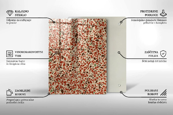 Zaščitna plošča za štedilnik Fina kamenina
