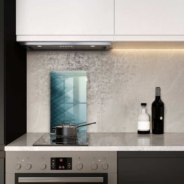 Zaščitna steklena plošča za štedilnik Abstraktne gore