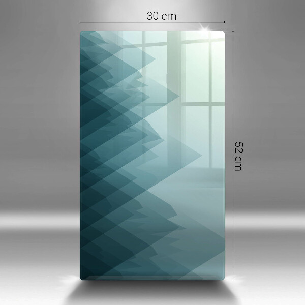 Zaščitna steklena plošča za štedilnik Abstraktne gore