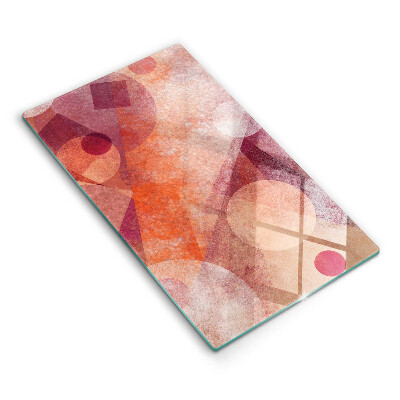 Zaščitna steklena plošča za štedilnik Abstraktna umetnost