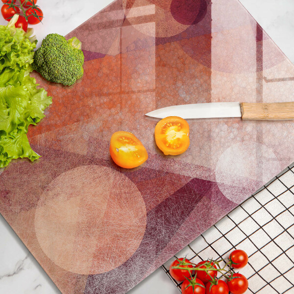 Zaščitna steklena plošča za štedilnik Abstraktna umetnost