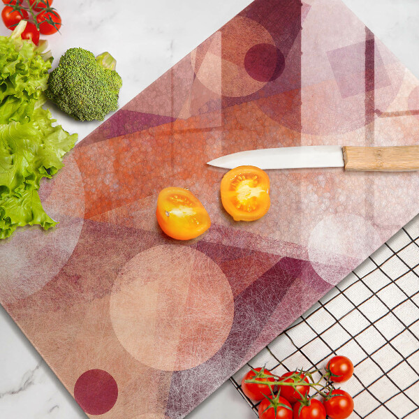 Zaščitna steklena plošča za štedilnik Abstraktna umetnost