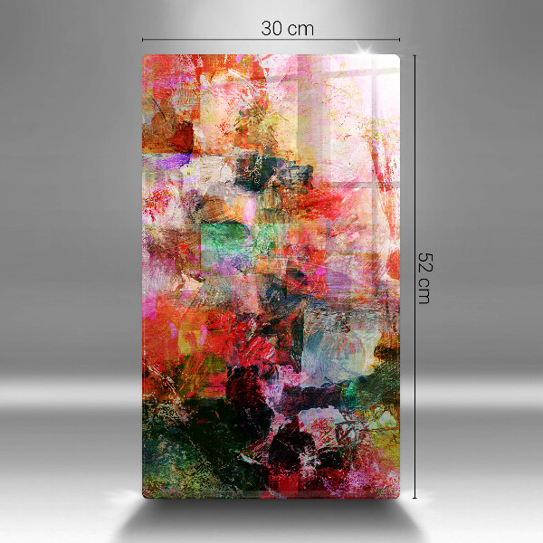 Zaščitna plošča za štedilnik Barvna abstrakcija