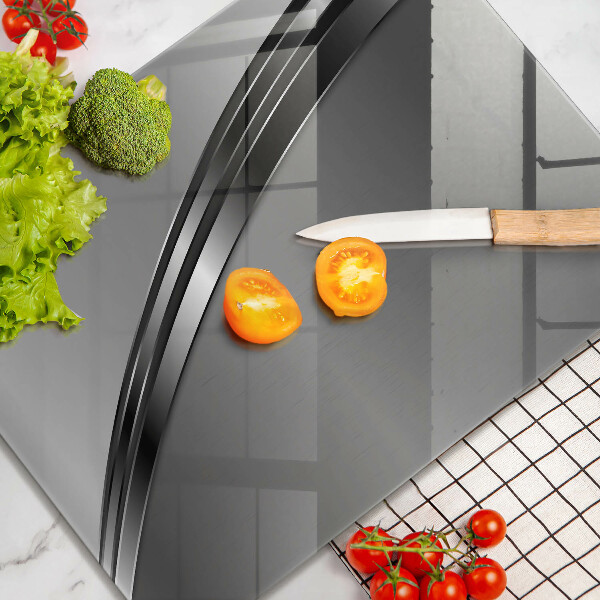 Zaščitna steklena plošča za štedilnik Kovinska abstrakcija