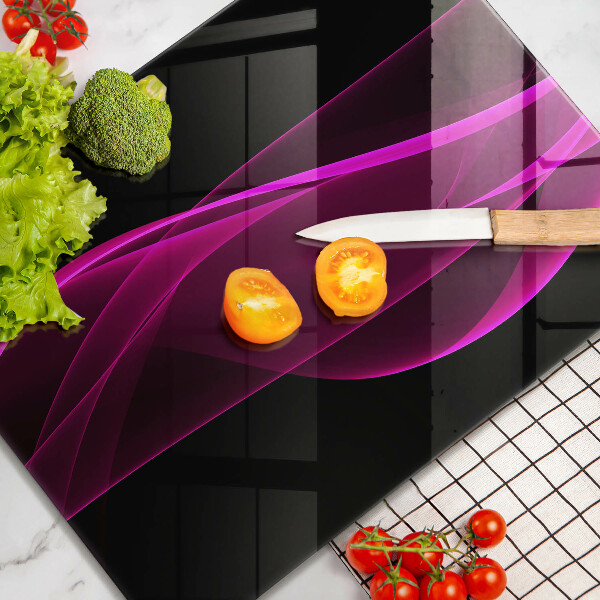 Zaščitna steklena plošča za štedilnik Rožnata abstrakcija